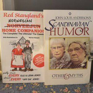 TWO Scandinavian Humor Books